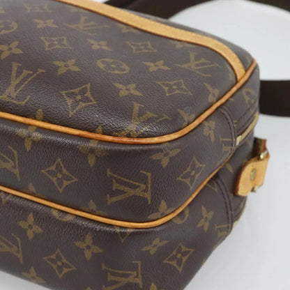 Louis Vuitton Reporter Monogram, Brown, Canvas, Shoulder Bag