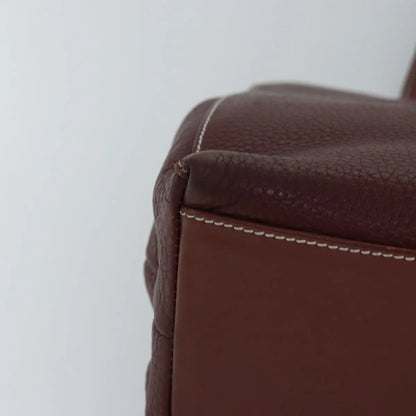 Burberry Vintage Leather, Brown, Leather, Tote Bag
