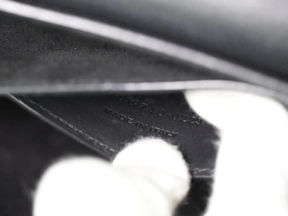 Saint Laurent Kaia Leather, Black, Leather, Shoulder Bag