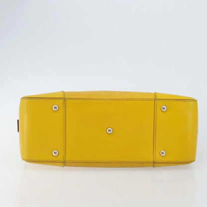Gucci Bright Top Handle Diamante Leather, Yellow, Leather, Handbag