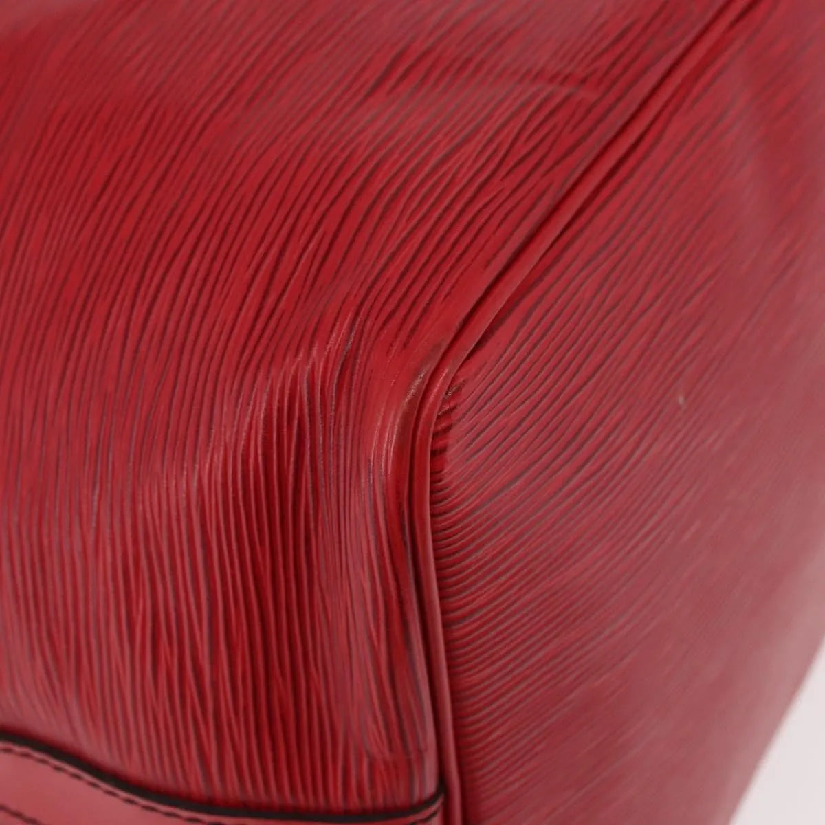Louis Vuitton Petit Noe Epi Leather, Red, Leather, Shoulder Bag