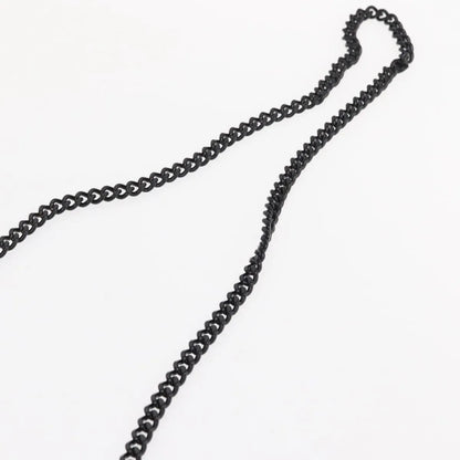 Stella McCartney Falabella Fold Over Shaggy Deer, Black, Polyester, Shoulder Bag