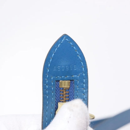 Louis Vuitton Saint Jacques Epi, Blue, Leather, Shoulder Bag