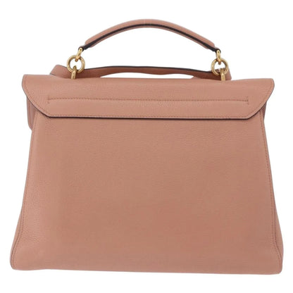 Salvatore Ferragamo Margot Satchel Leather, Pink, Leather, Handbag
