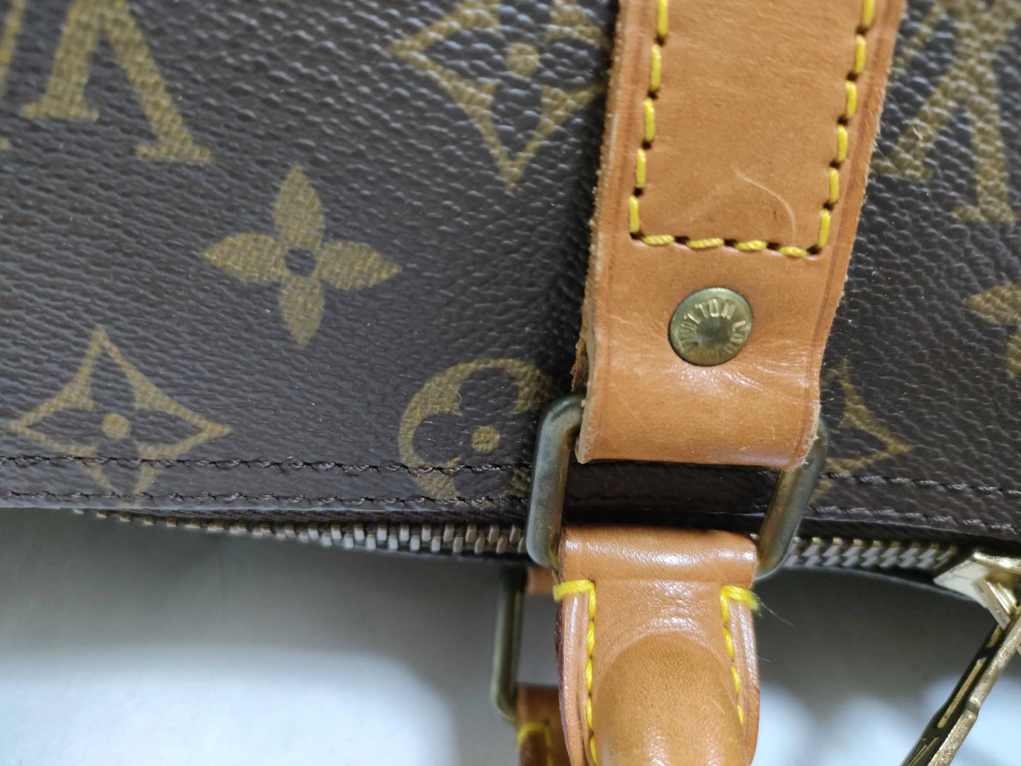 Louis Vuitton Keepall Monogram Canvas, Brown, Canvas, Travel Bag