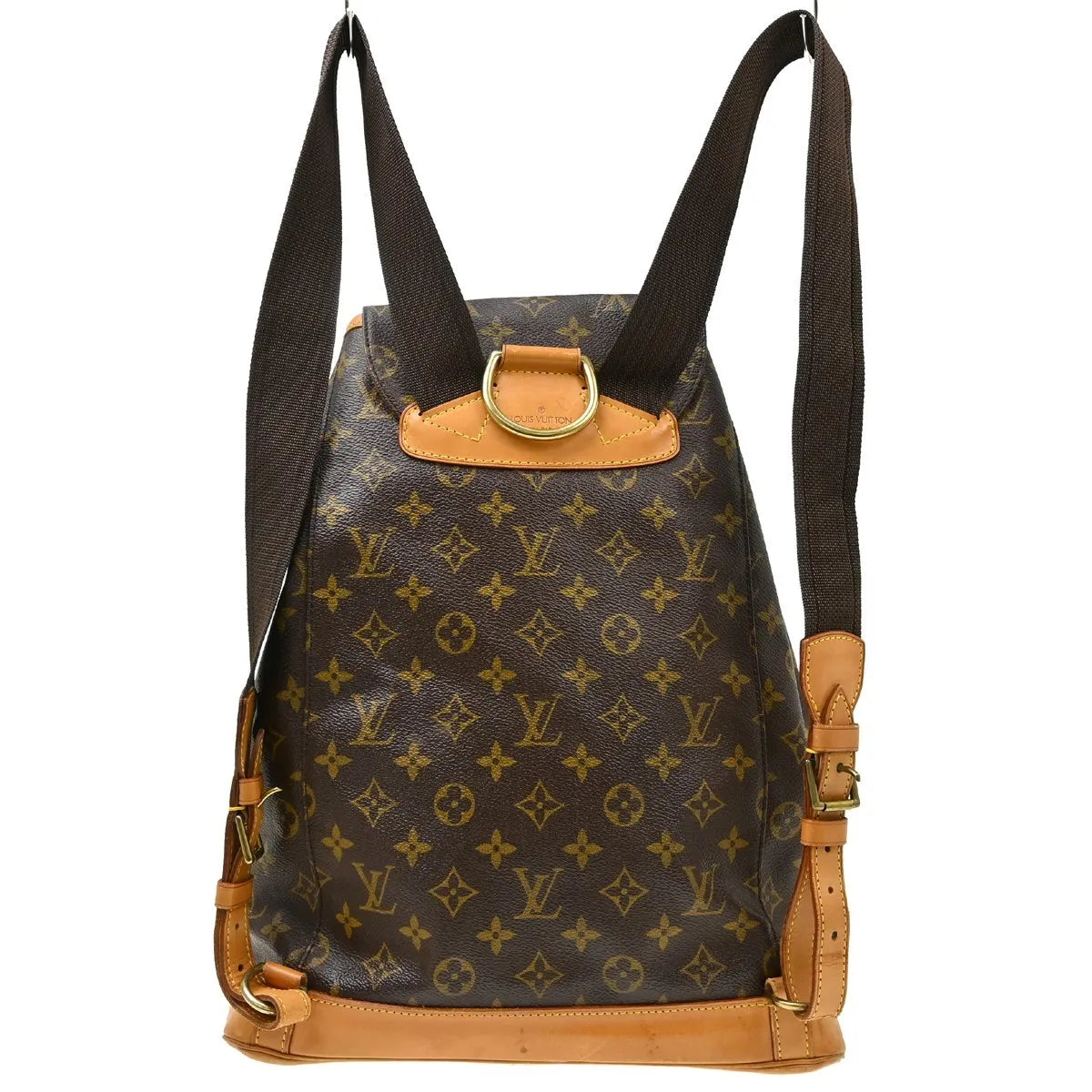 Louis Vuitton Vintage Montsouris Monogram Canvas, Brown, Canvas, Backpack