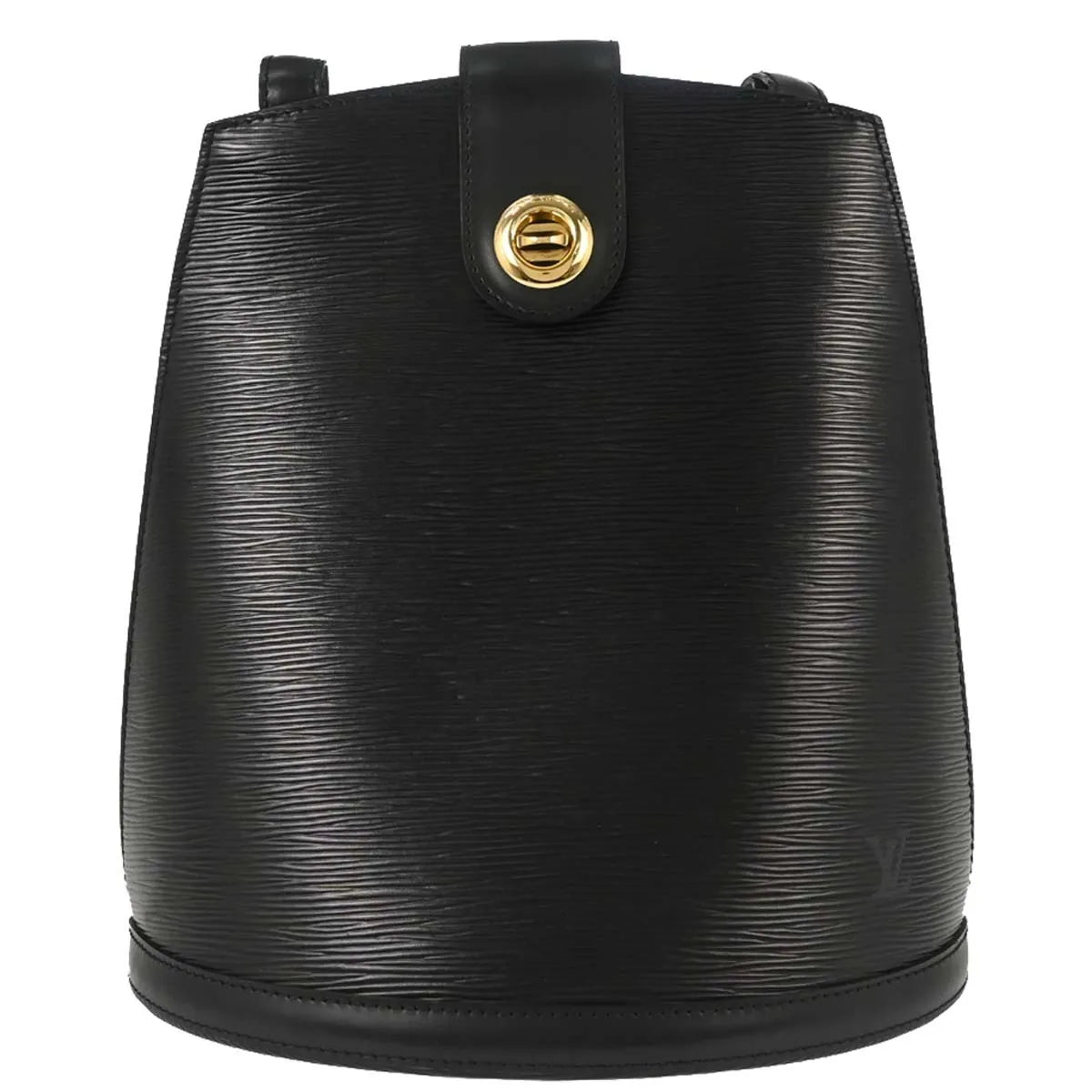 Louis Vuitton Cluny Leather, Black, Leather, Shoulder Bag