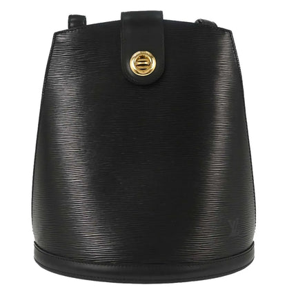 Louis Vuitton Cluny Leather, Black, Leather, Shoulder Bag