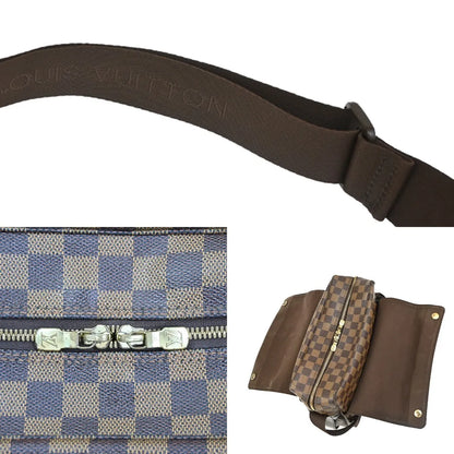 Louis Vuitton Naviglio Damier, Brown, Canvas, Shoulder Bag