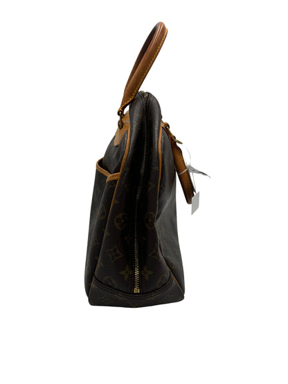 Louis Vuitton Deauville Monogram Canvas, Brown, Canvas, Handbag