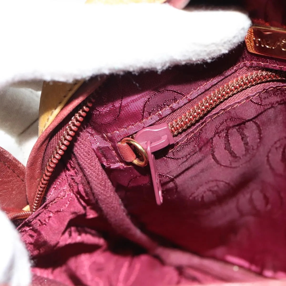 cartier Tasseled Must de Cartier Leather, Yellow, Leather, Shoulder Bag