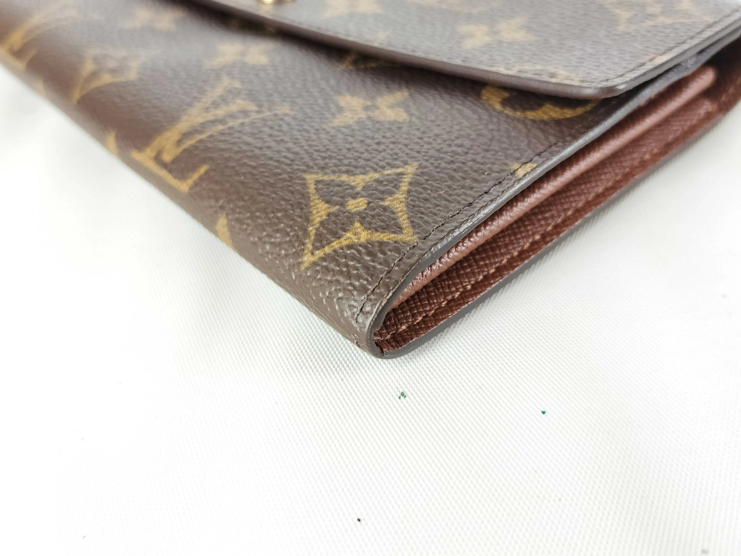 Louis Vuitton Emilie Monogram Canvas, Brown, Canvas, Wallet