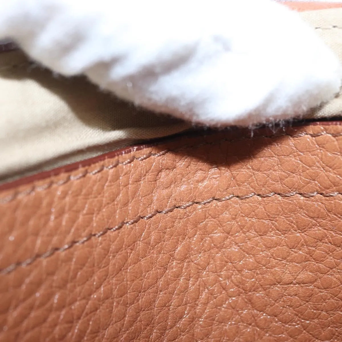 Chloe Lily Leather, Brown, Leather, Shoulder Bag