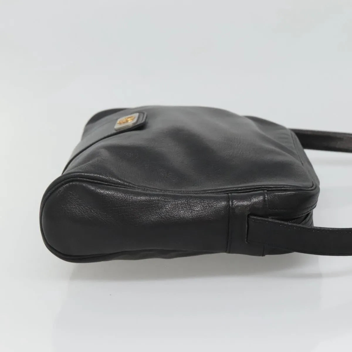 Christian Dior Vintage Leather, Black, Leather, Shoulder Bag