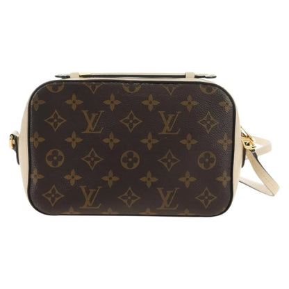 Louis Vuitton Saintonge Monogram Canvas with Leather, Brown, Canvas, Shoulder Bag