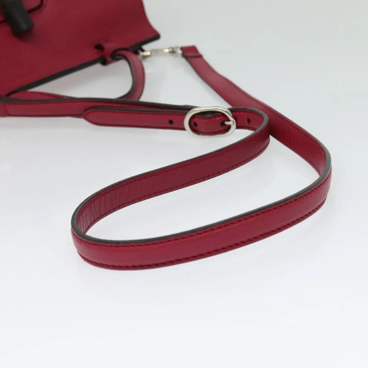 Gucci Bamboo Daily Top Handle Leather, Pink, Leather, Shoulder Bag