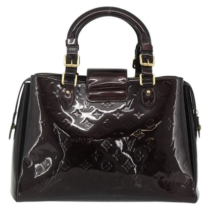 Louis Vuitton Melrose Avenue Monogram Vernis, Burgundy, Patent Leather, Handbag