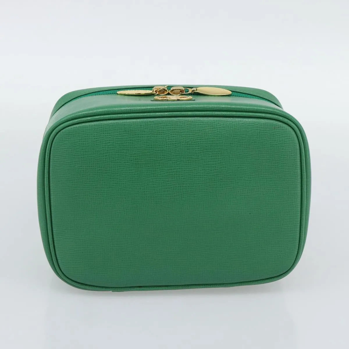 Burberry Vanity Leather, Green, Leather, Clutch