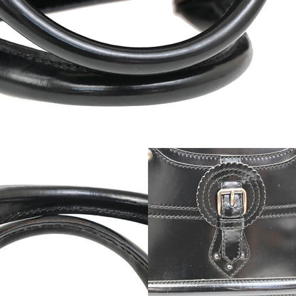 Celine Boogie Satchel Leather, Black, Leather, Tote Bag