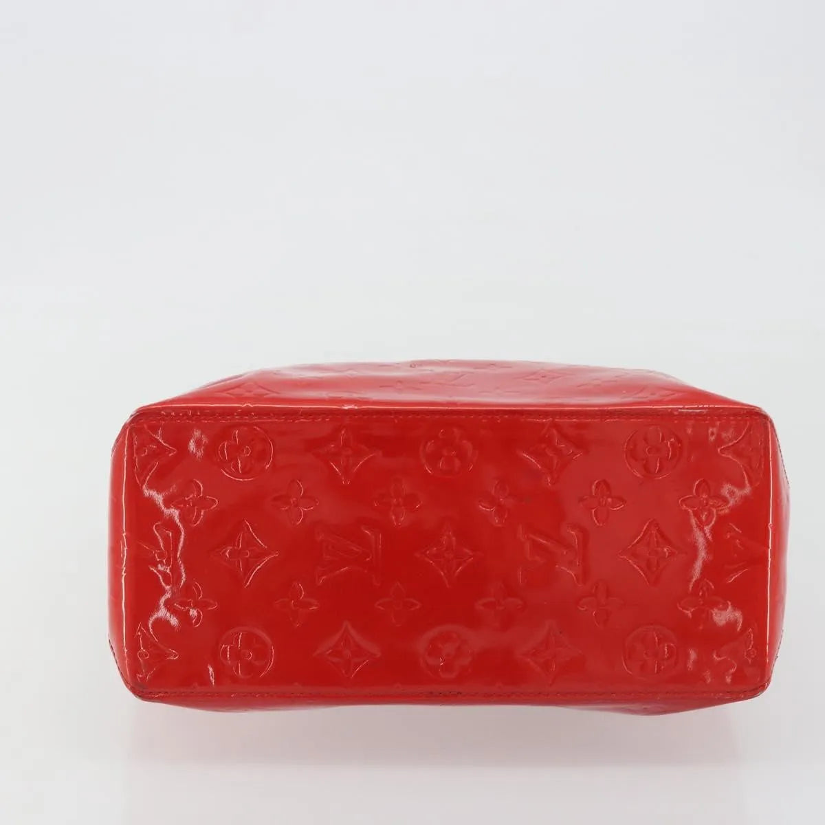 Louis Vuitton Reade Monogram Vernis, Red, Patent Leather, Handbag