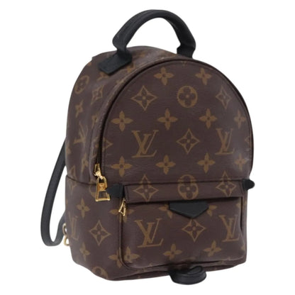 Louis Vuitton Palm Springs Monogram, Brown, Canvas, Backpack