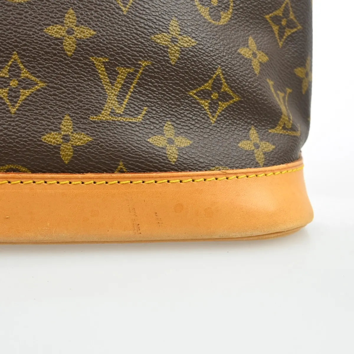 Louis Vuitton Alma Monogram, Brown, Canvas, Handbag