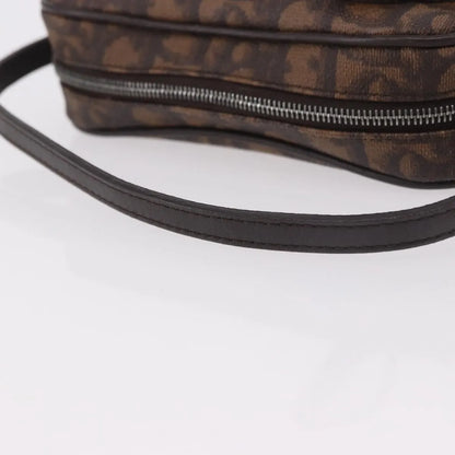 Christian Dior Vintage Trotter Diorissimo Canvas, Brown, Canvas, Clutch