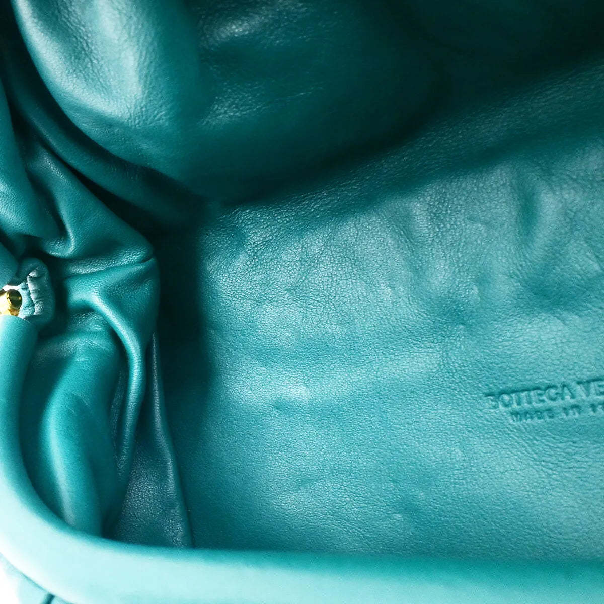 Bottega Veneta The Chain Leather, Green, Leather, Bag