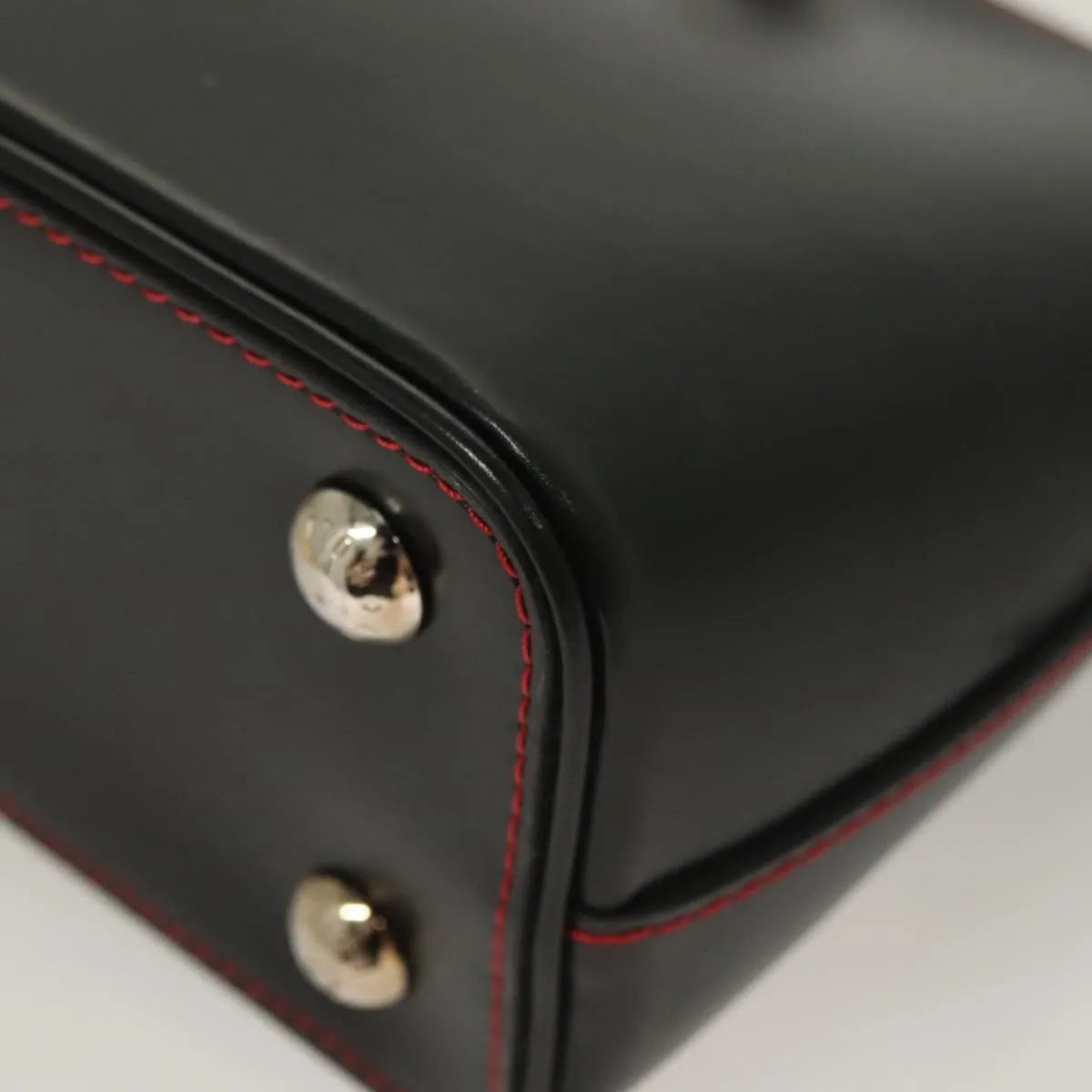 Louis Vuitton Suhari Lockit Leather, Black, Leather, Handbag