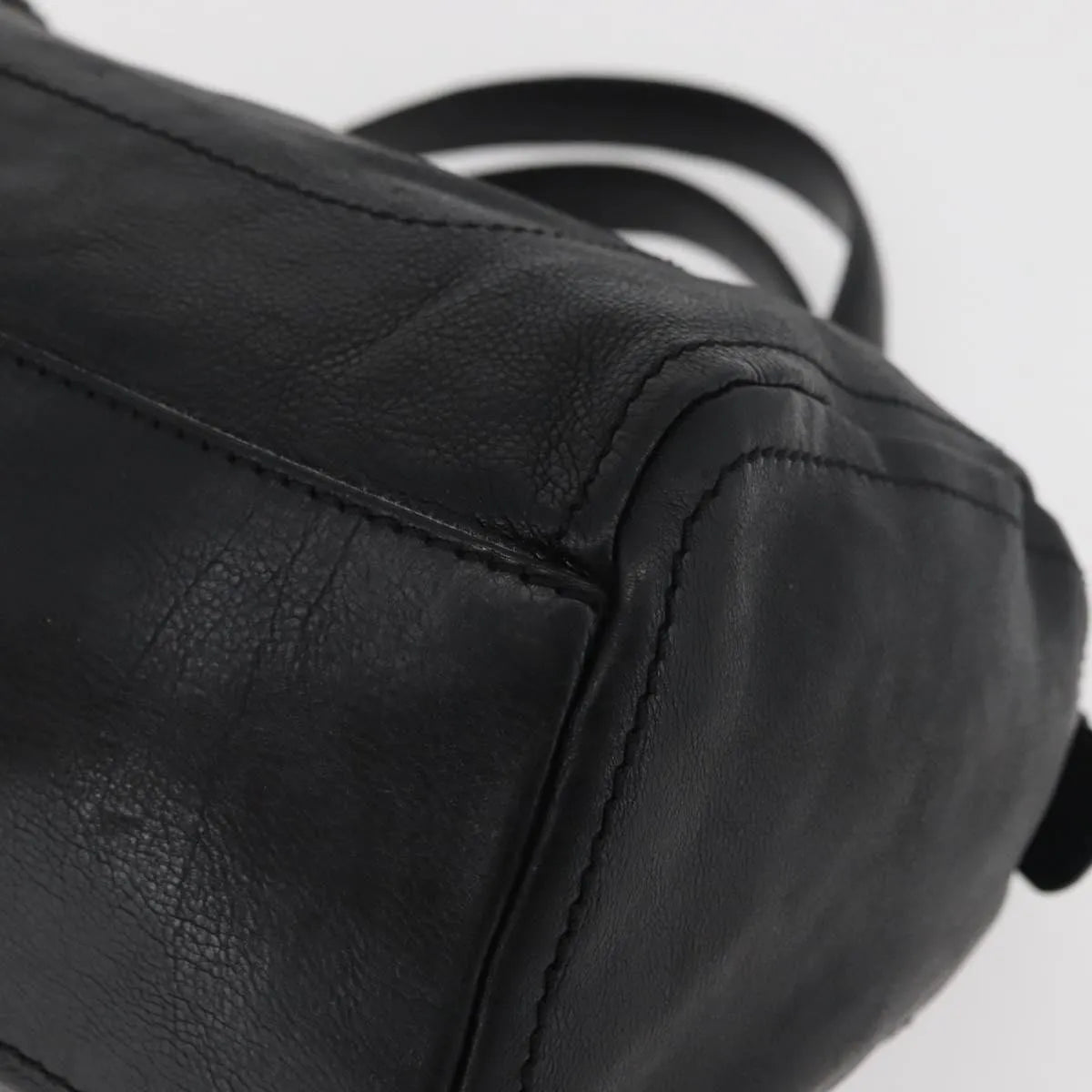 Celine vintage Leather, Black, Leather, Handbag