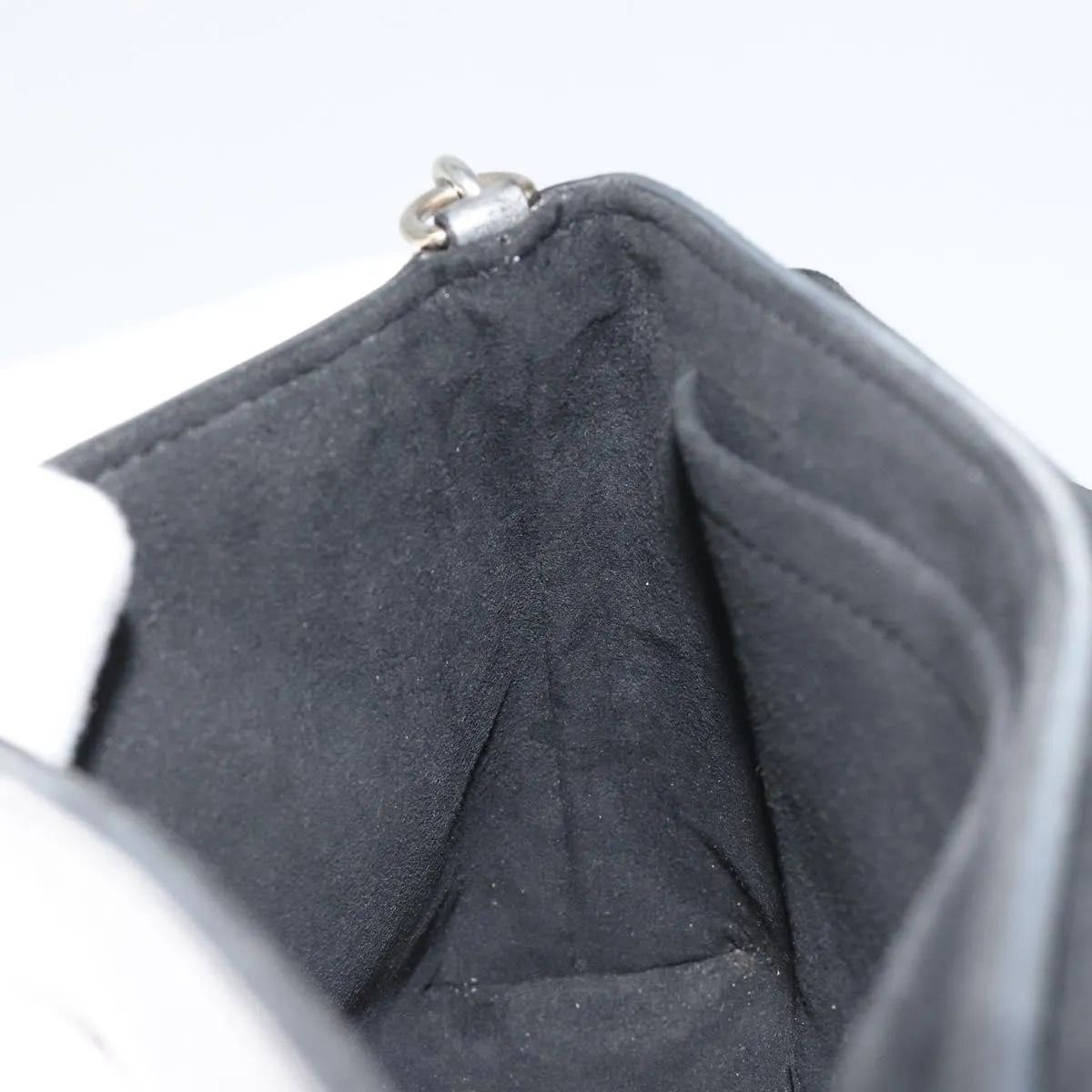 Louis Vuitton Love Note Chain Clutch Leather, Silver, Leather, Shoulder Bag