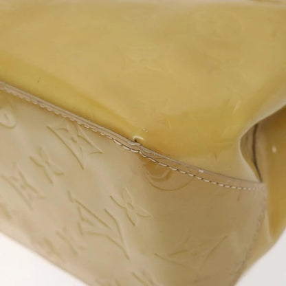 Louis Vuitton Reade Monogram Vernis, Beige, Patent Leather, Handbag