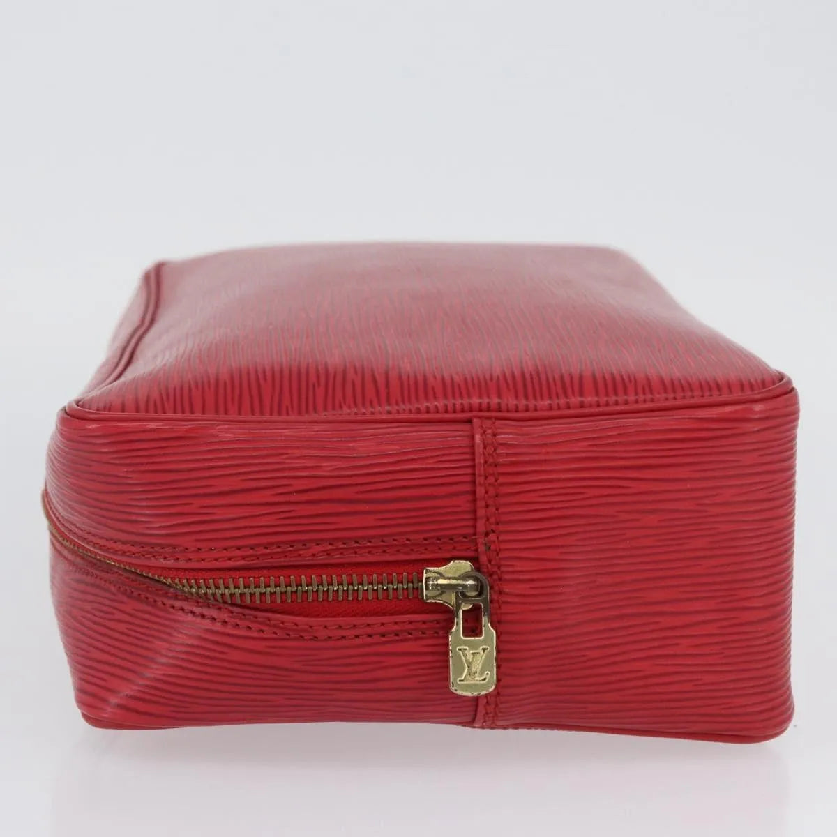 Louis Vuitton Trousse Toiletry Monogram Canvas, Red, Leather, Clutch