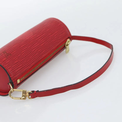 Louis Vuitton Soufflot Pochette Epi Leather, Red, Leather, Clutch