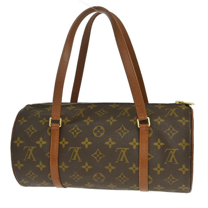 Louis Vuitton Papillon Monogram, Brown, Canvas, Handbag