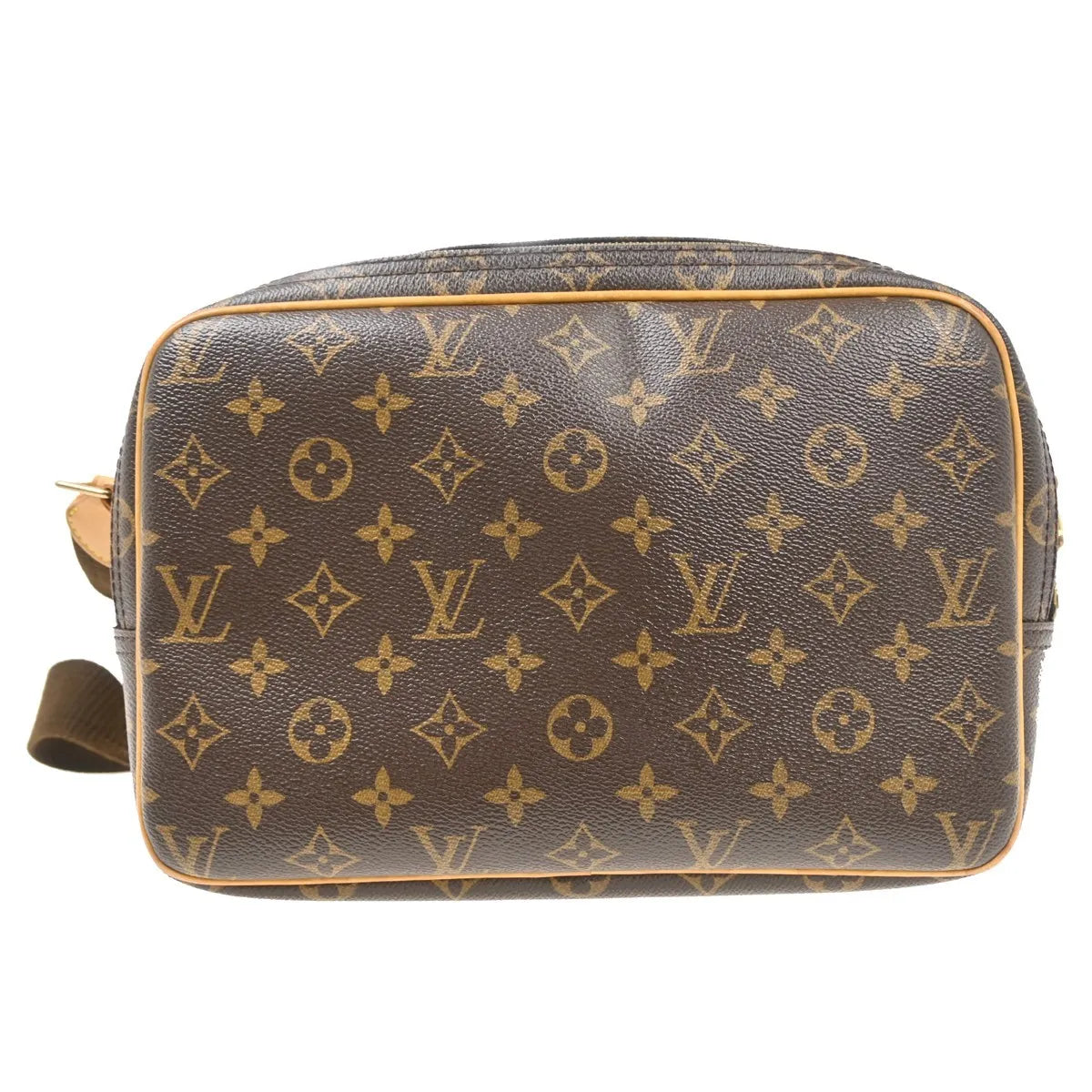 Louis Vuitton Reporter Monogram Canvas, Brown, Canvas, Shoulder Bag