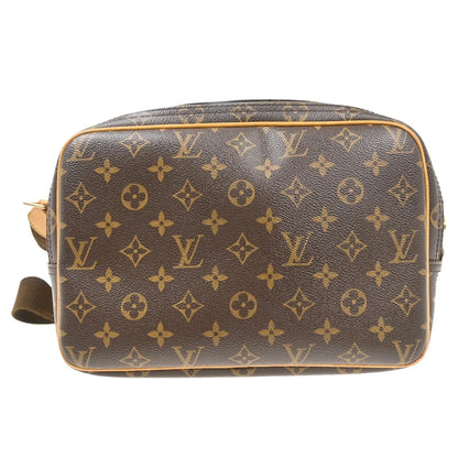 Louis Vuitton Reporter Monogram Canvas, Brown, Canvas, Shoulder Bag
