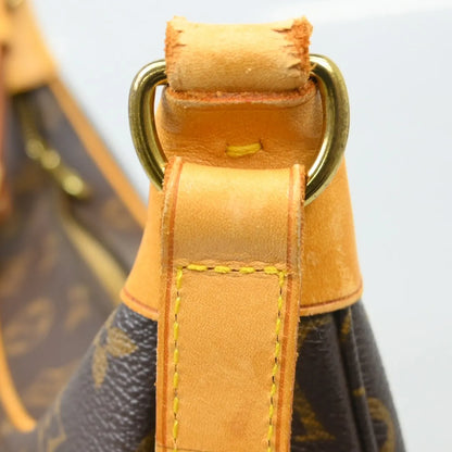Louis Vuitton Boulogne Monogram, Brown, Canvas, Shoulder Bag