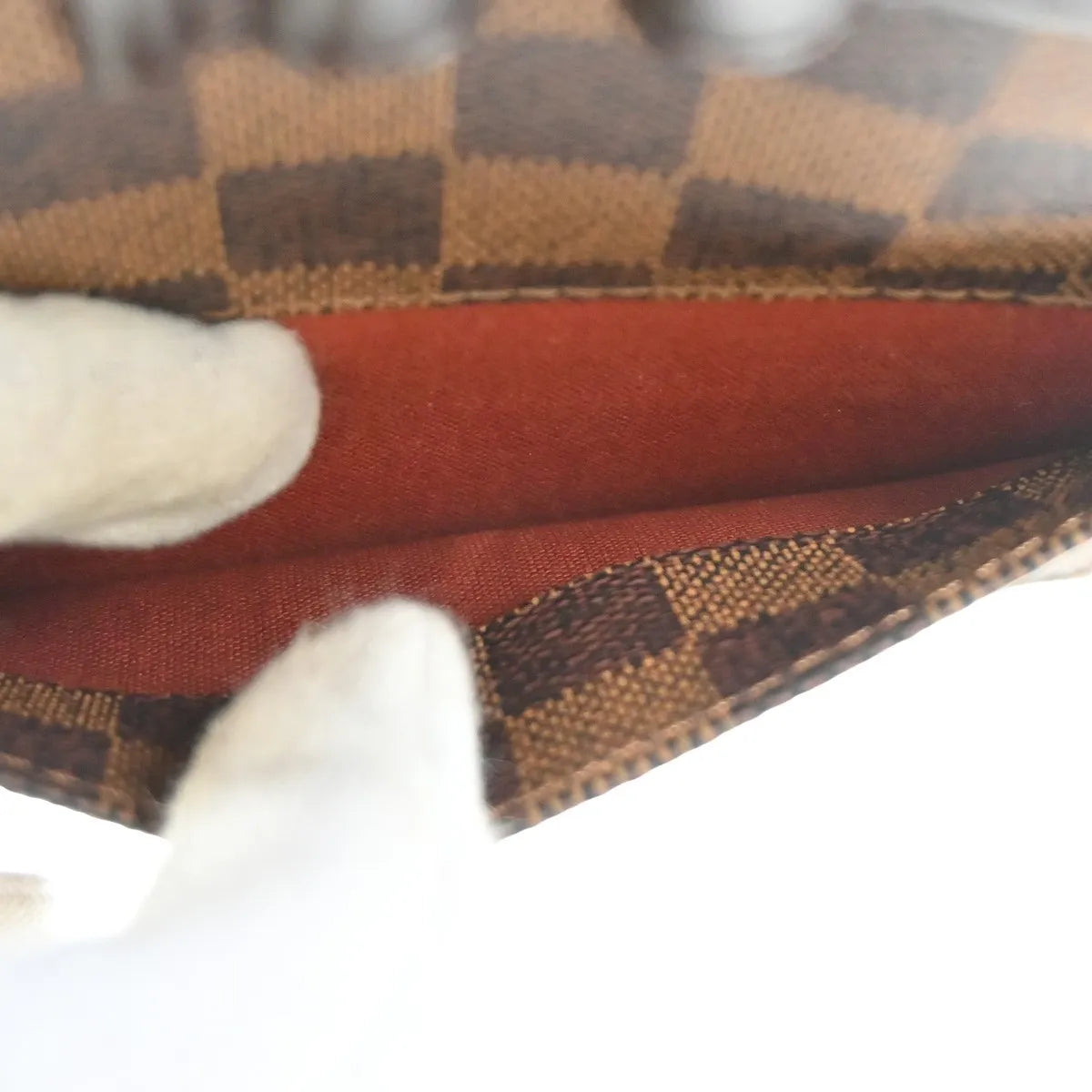 Louis Vuitton Portobello Messenger Damier, Brown, Canvas, Clutch