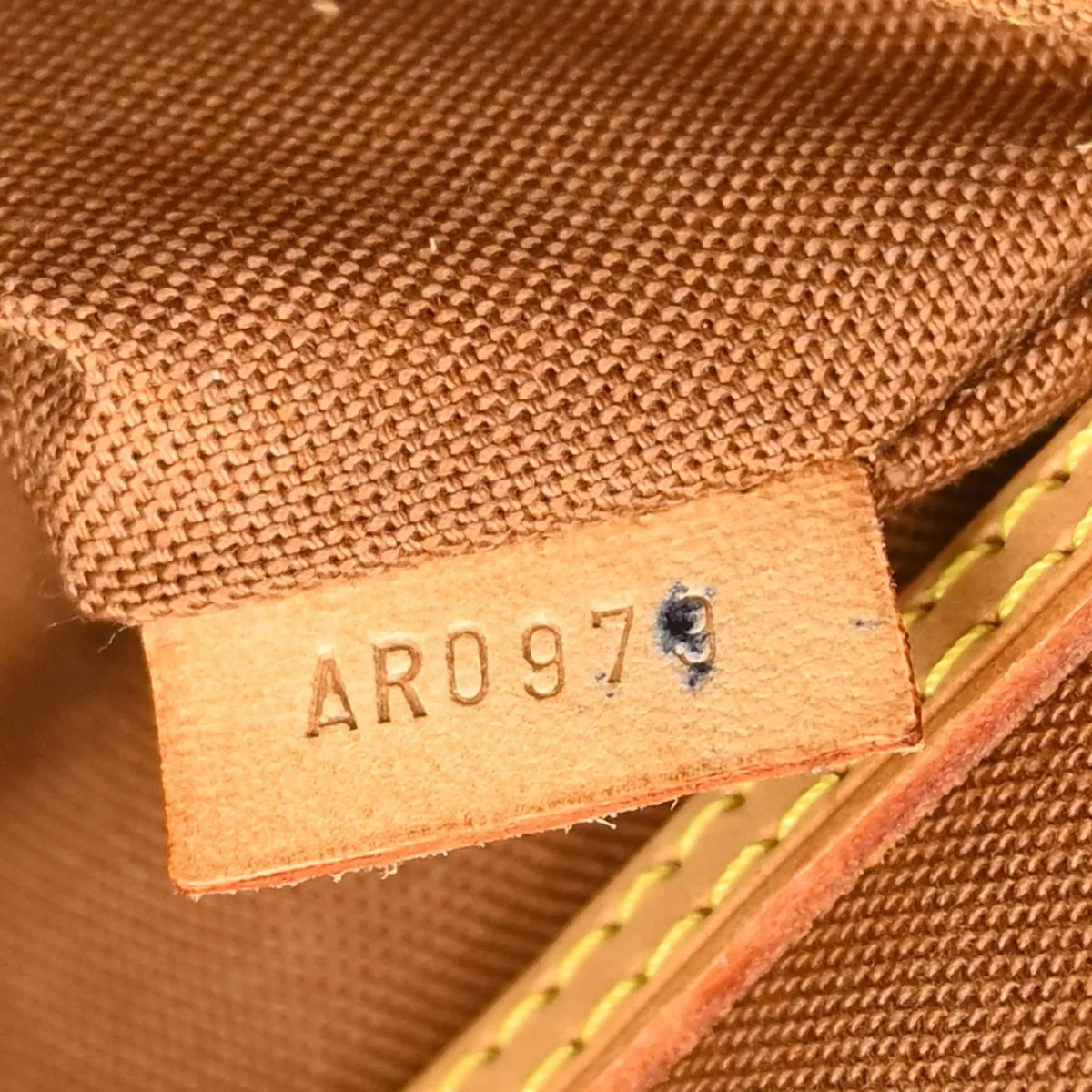Louis Vuitton Alma Monogram, Brown, Canvas, Handbag