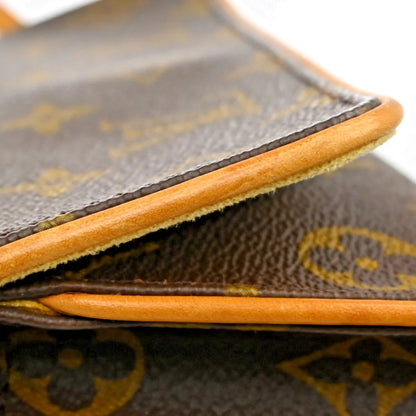 Louis Vuitton Twin Monogram Canvas, Brown, Canvas, Clutch