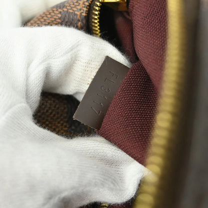 Louis Vuitton Iena Tote Damier, Brown, Canvas, Tote Bag
