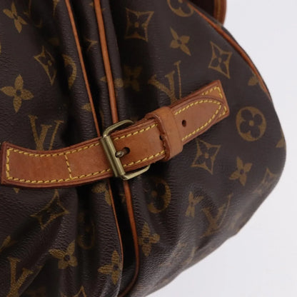 Louis Vuitton Saumur Monogram, Brown, Canvas, Shoulder Bag