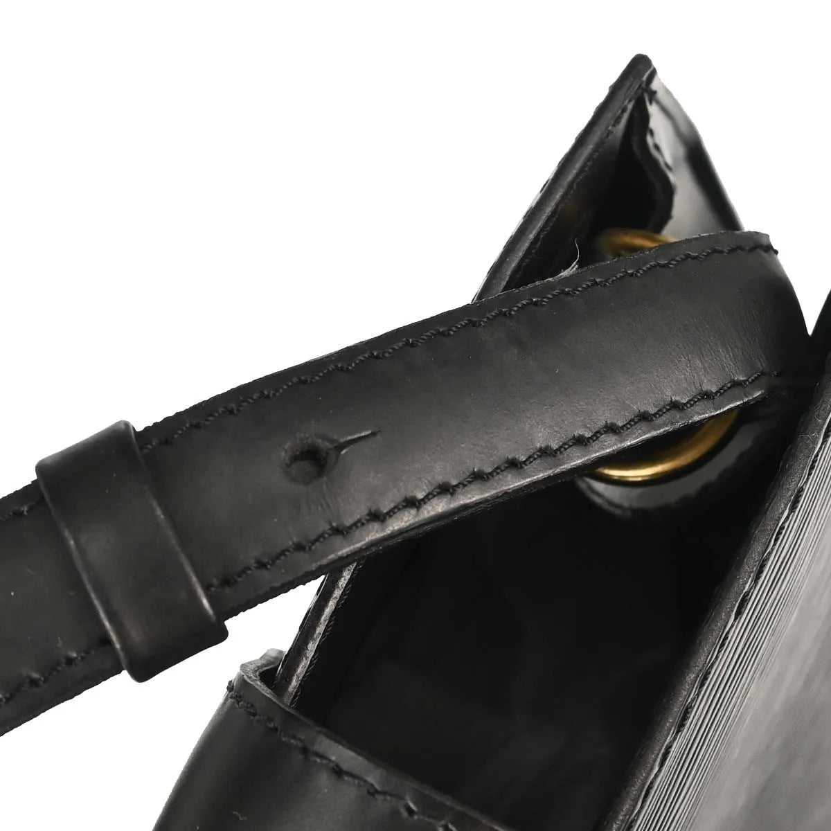 Louis Vuitton Cluny Leather, Black, Leather, Shoulder Bag