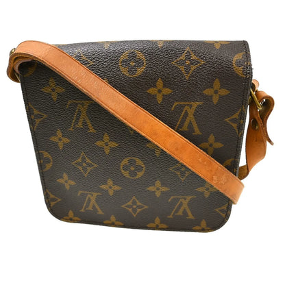 Louis Vuitton Cartouchiere Monogram Canvas, Brown, Canvas, Shoulder Bag