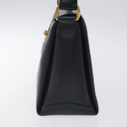 Gucci Vintage Leather, Navy, Leather, Handbag