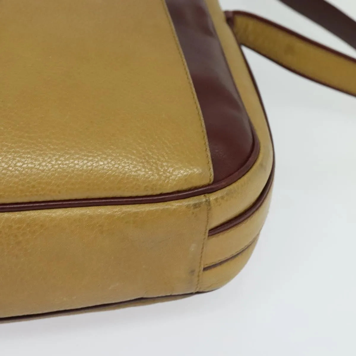 cartier Tasseled Must de Cartier Leather, Yellow, Leather, Shoulder Bag