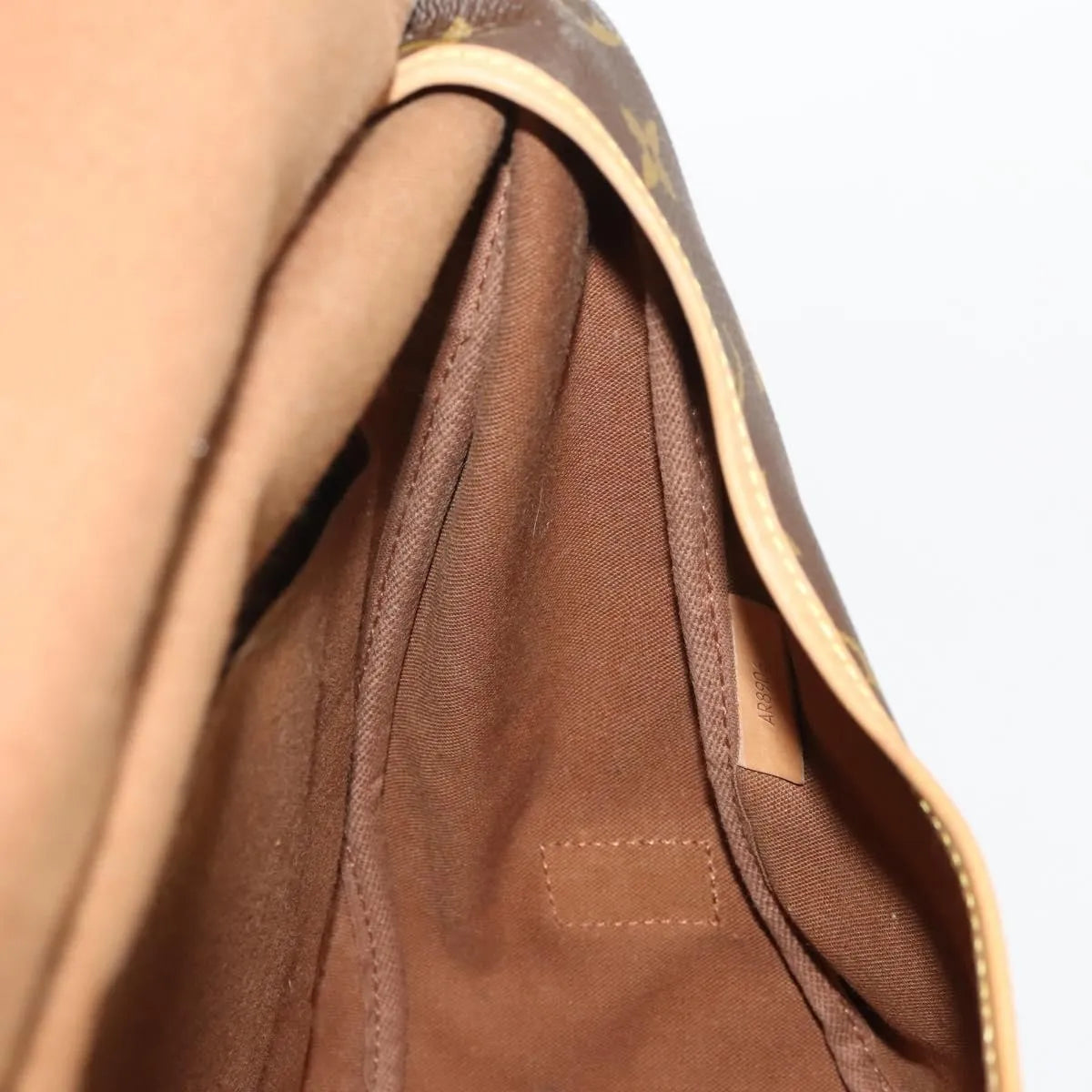 Louis Vuitton Saumur Monogram Canvas, Brown, Canvas, Shoulder Bag