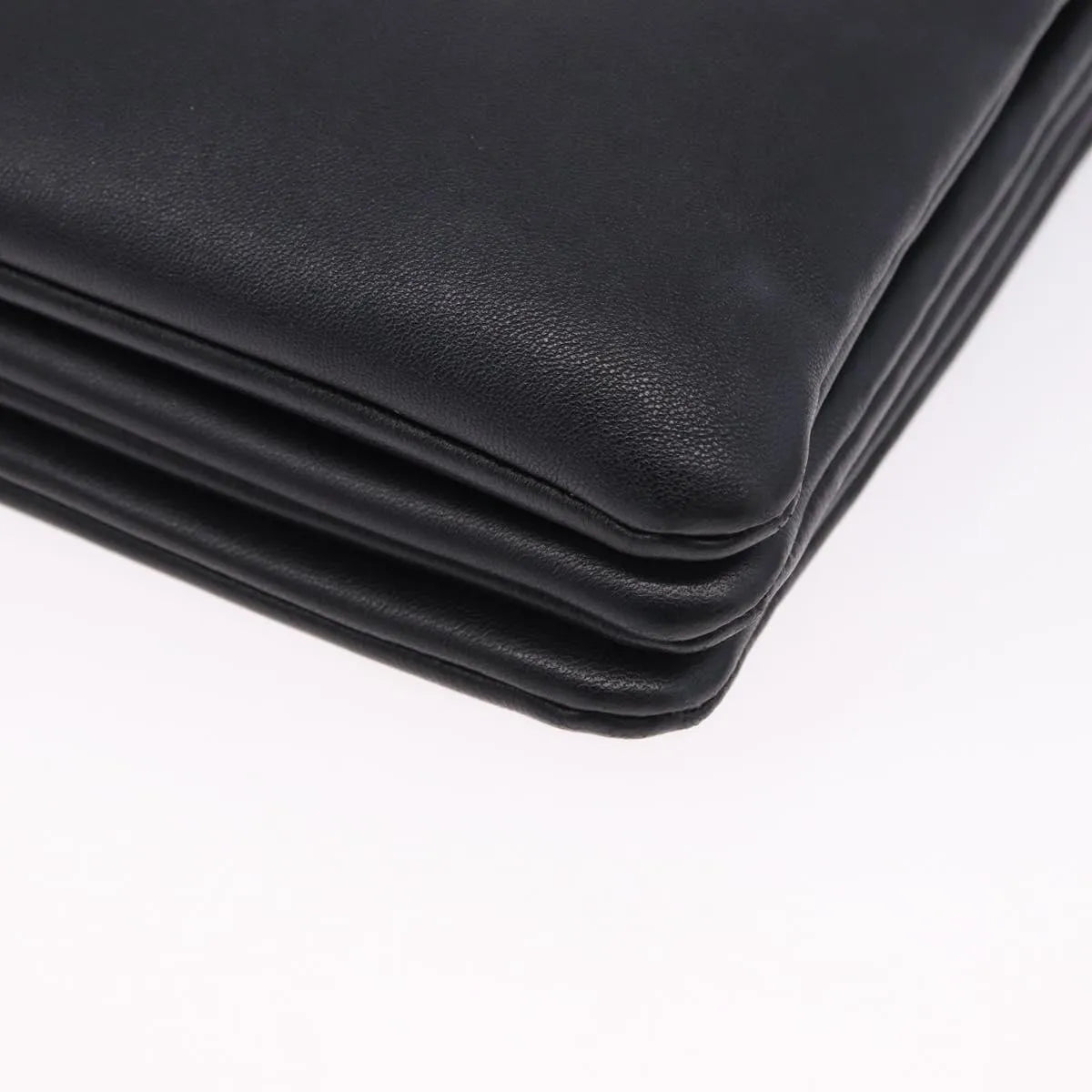 Celine Trio Leather, Black, Leather, Shoulder Bag