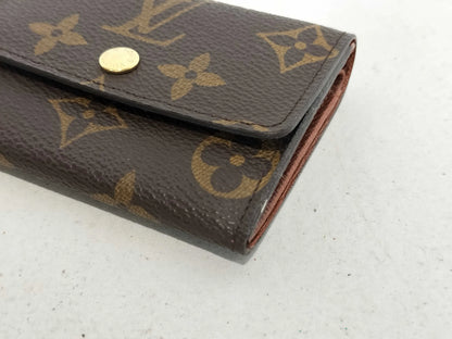 Louis Vuitton Porte-Monnaie Coin Purse Monogram Canvas, Brown, Canvas, Wallet